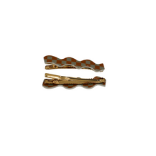 Load image into Gallery viewer, Whitney Checker Alligator Clip Sage Green and Tan