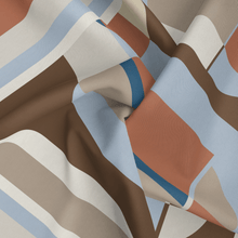 Load image into Gallery viewer, Metro Blue, Rust and Brown