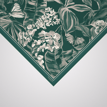Load image into Gallery viewer, Floralia in Deep Green & Cream