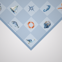 Load image into Gallery viewer, Sea Life Panache x VV Light Blue Hankie