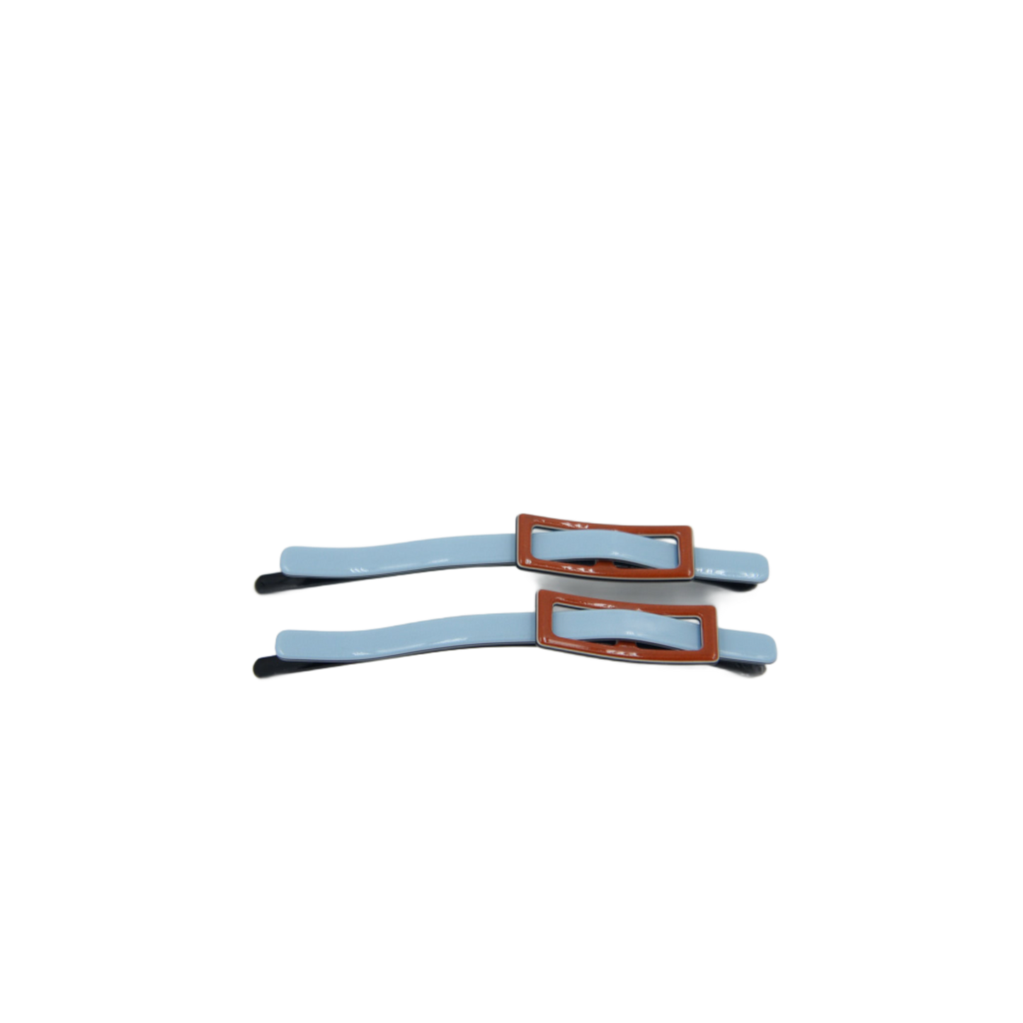Nina Acetate Slides Blue and Rust