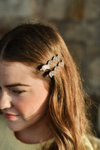 Load image into Gallery viewer, Whitney Checker Alligator Clip Sage Green and Tan