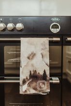 Load image into Gallery viewer, Misty Mountains Linen Tea Towel