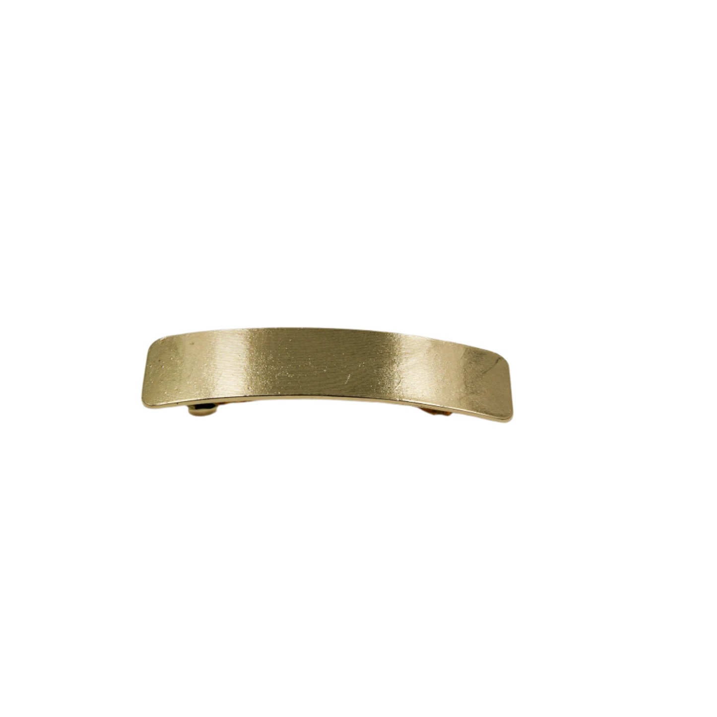 Gold Rectangle Barrette Clip