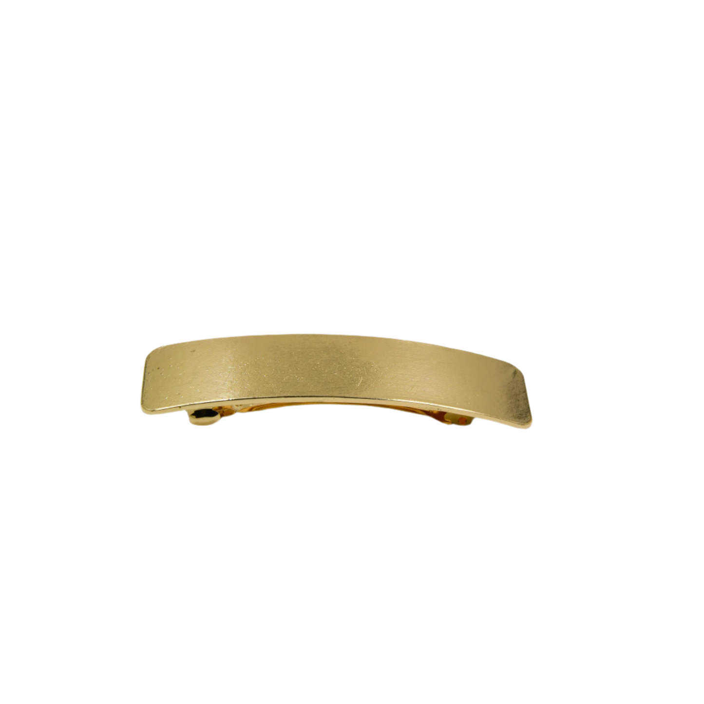 Gold Rectangle Barrette Clip