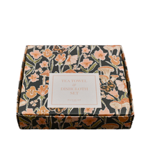 Load image into Gallery viewer, Mushroom Floral Tea Towel And Dish Cloth Set