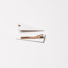 Load image into Gallery viewer, Loretta Triangle Clips White