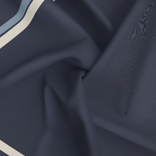 Load image into Gallery viewer, Classique Navy with Blue & cream border