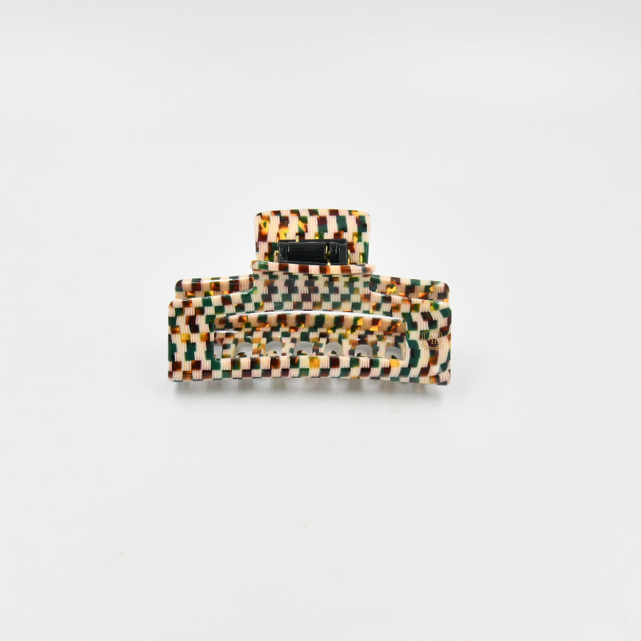 Large Claw Clip Multi Checker