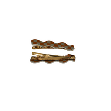 Load image into Gallery viewer, Whitney Checker Alligator Clip Sage Green and Tan
