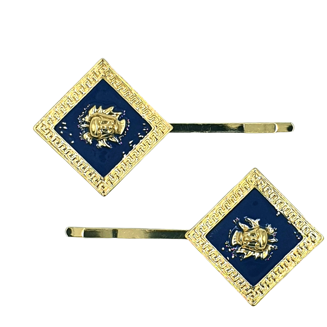 Navy Square  clip