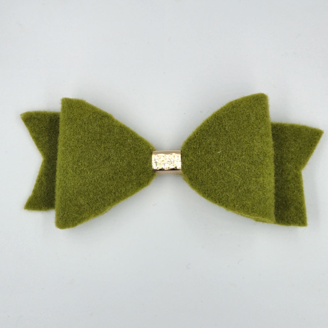Moss green Ruby Bow