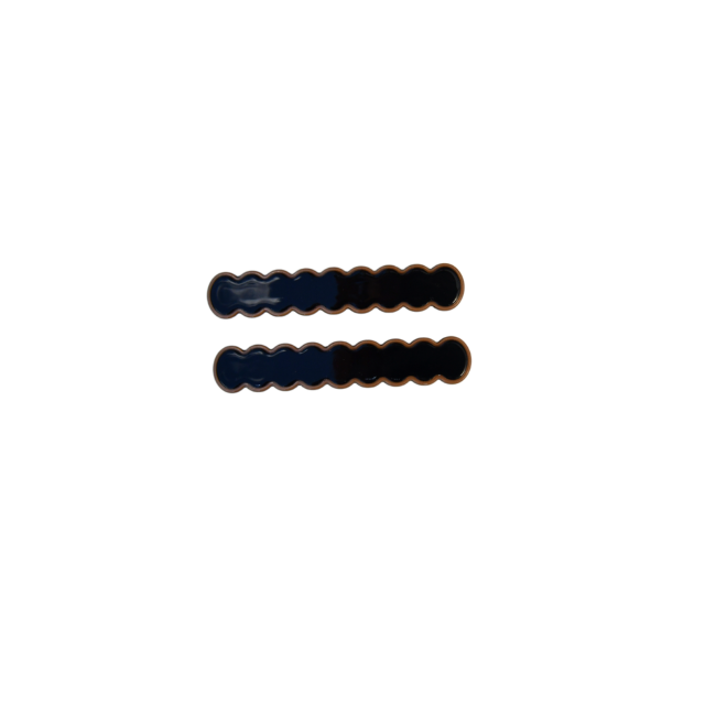 Laura Cloud Alligators - Black and Tan