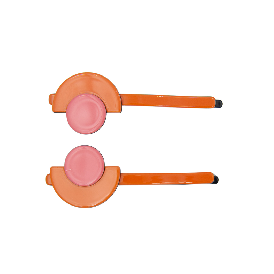 Tessa Slides Orange & Pink