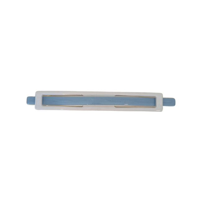 Nina Barrette Clip Blue and White