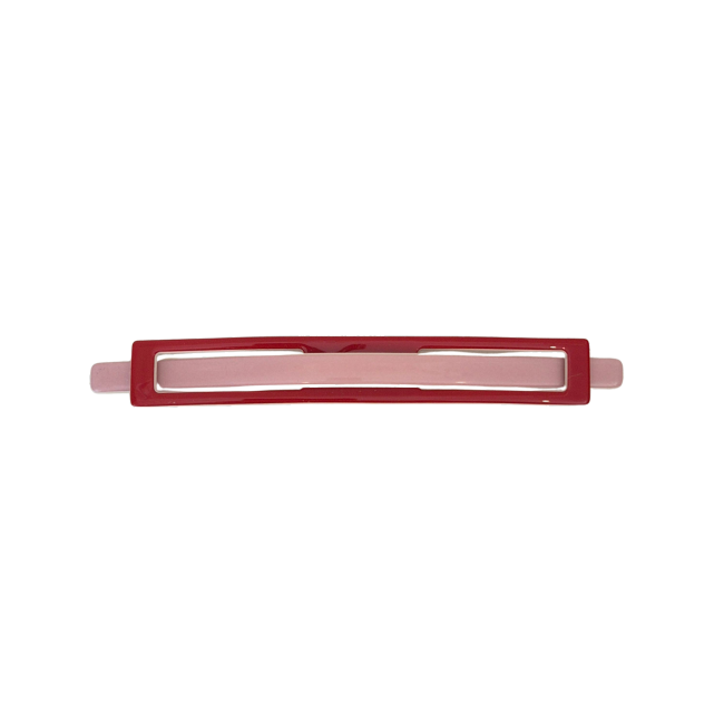 Nina Barrette Clip Pink and Red