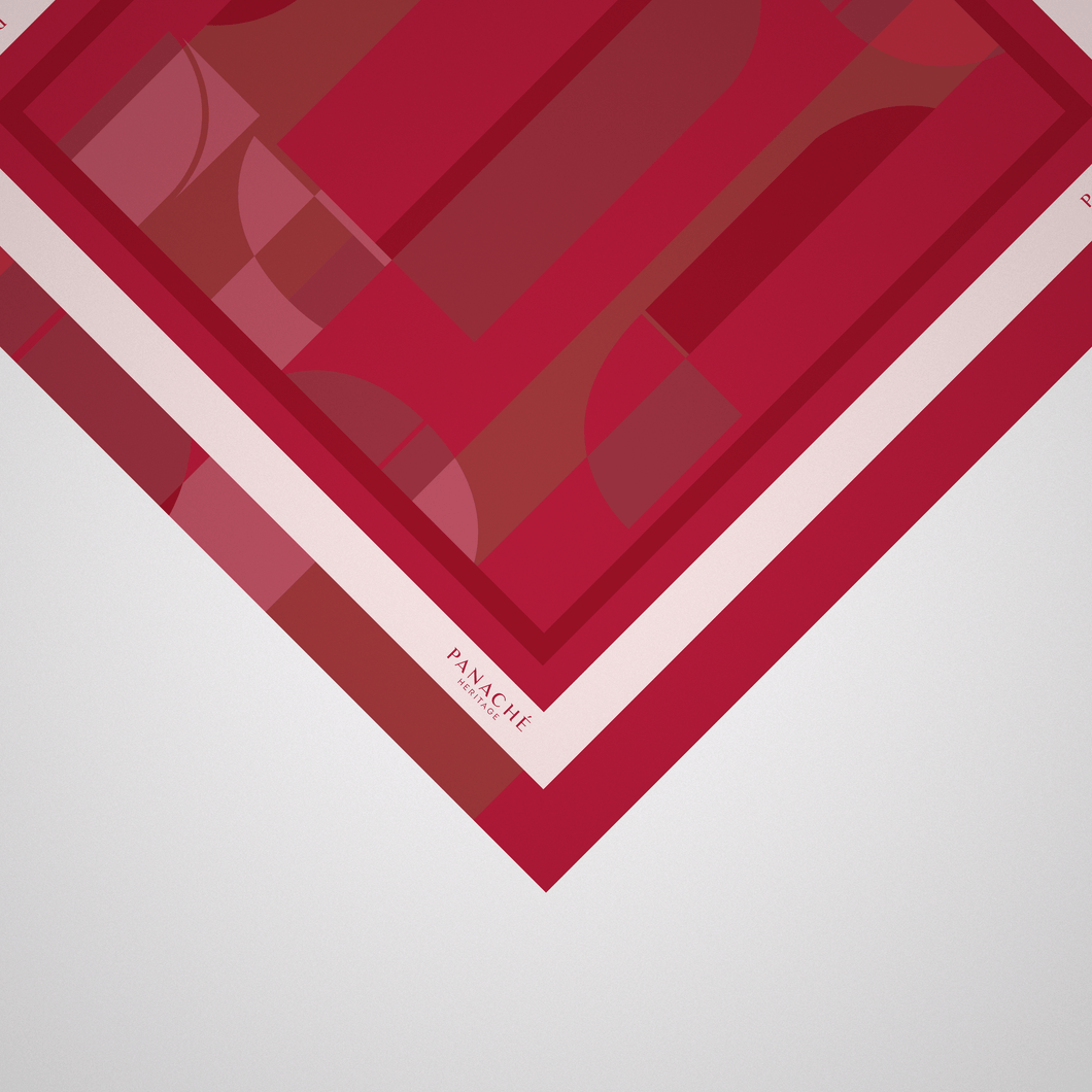 Metro Reds with cream border