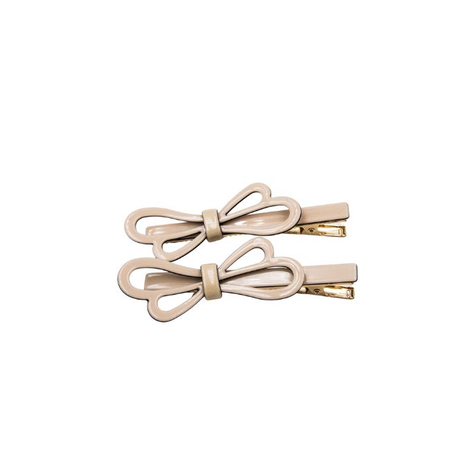 Beulah Butterfly Clips Beige
