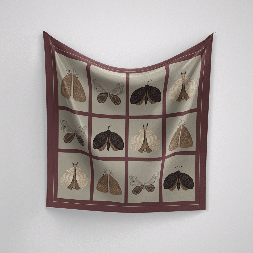 Wings of Beauty in Wine and Beige