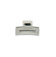 Checkered hair clip on a white background