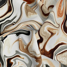 Load image into Gallery viewer, Marble Swirls in Black and Brown
