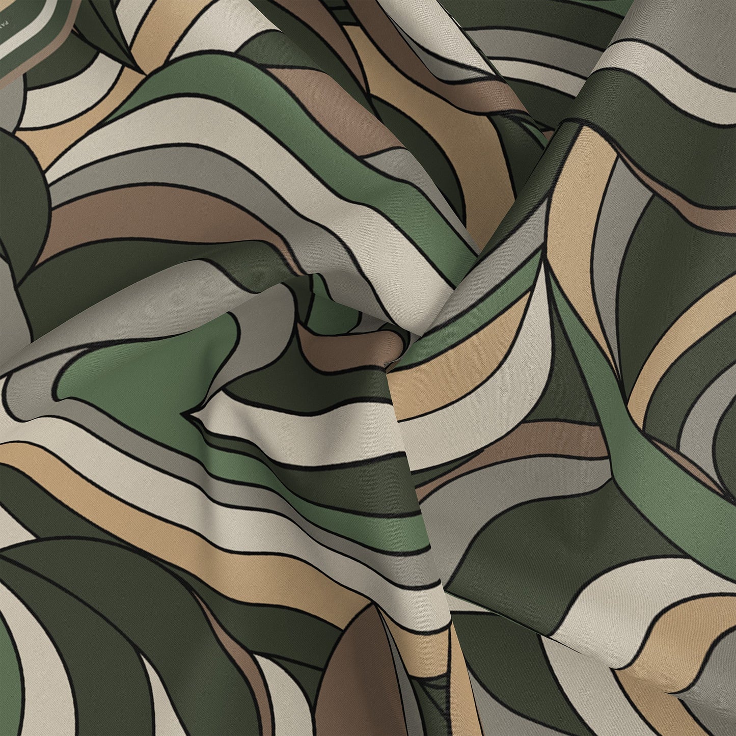 Le Swirl Enchante In Olive and Tans