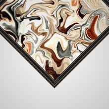 Load image into Gallery viewer, Marble Swirls in Black and Brown
