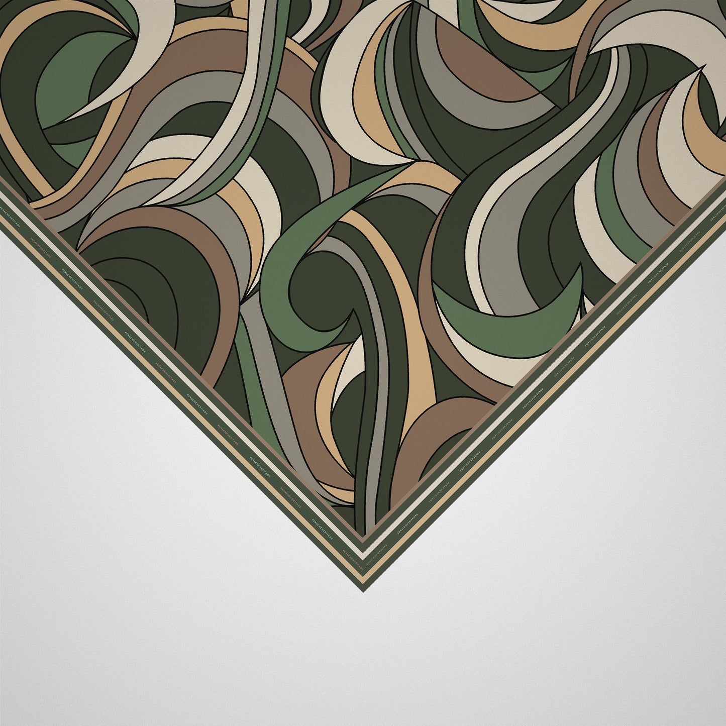 Le Swirl Enchante In Olive and Tans