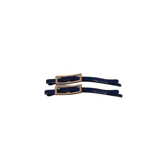Nina Slides Navy and Beige