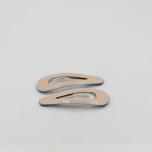 Load image into Gallery viewer, Georgina Snap Clips - Beige with Blue
