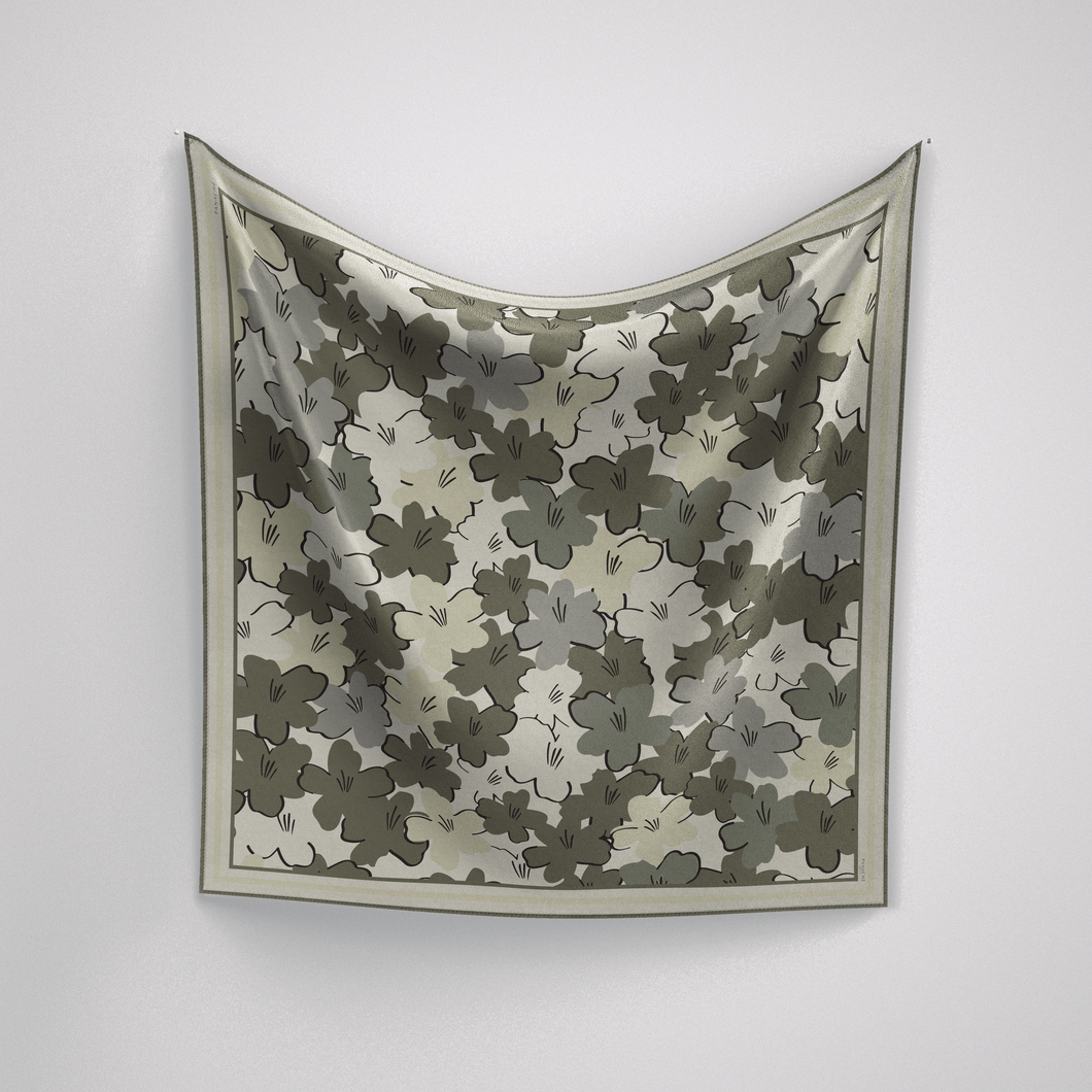 Petite Florals Sage + Cream