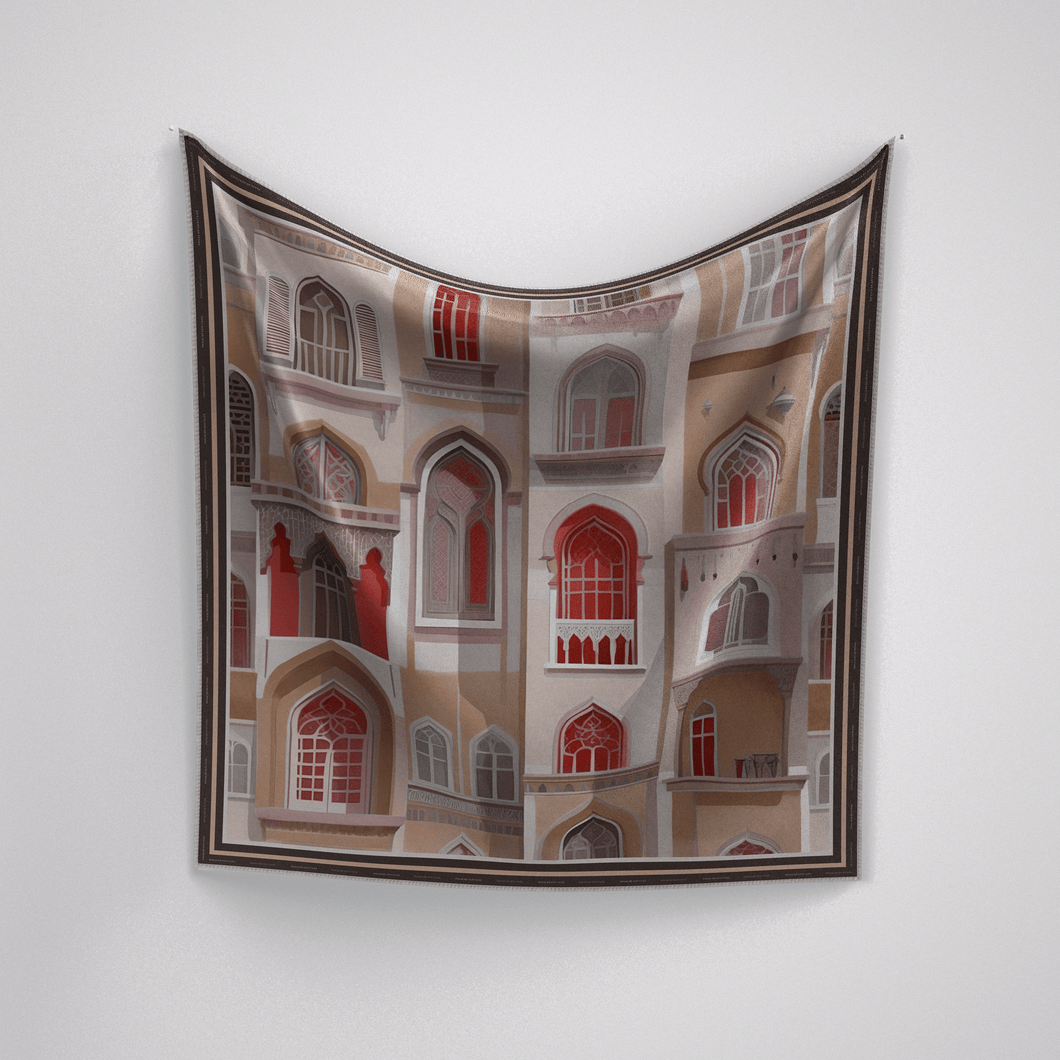 A Moroccan Tale in Browns & Red