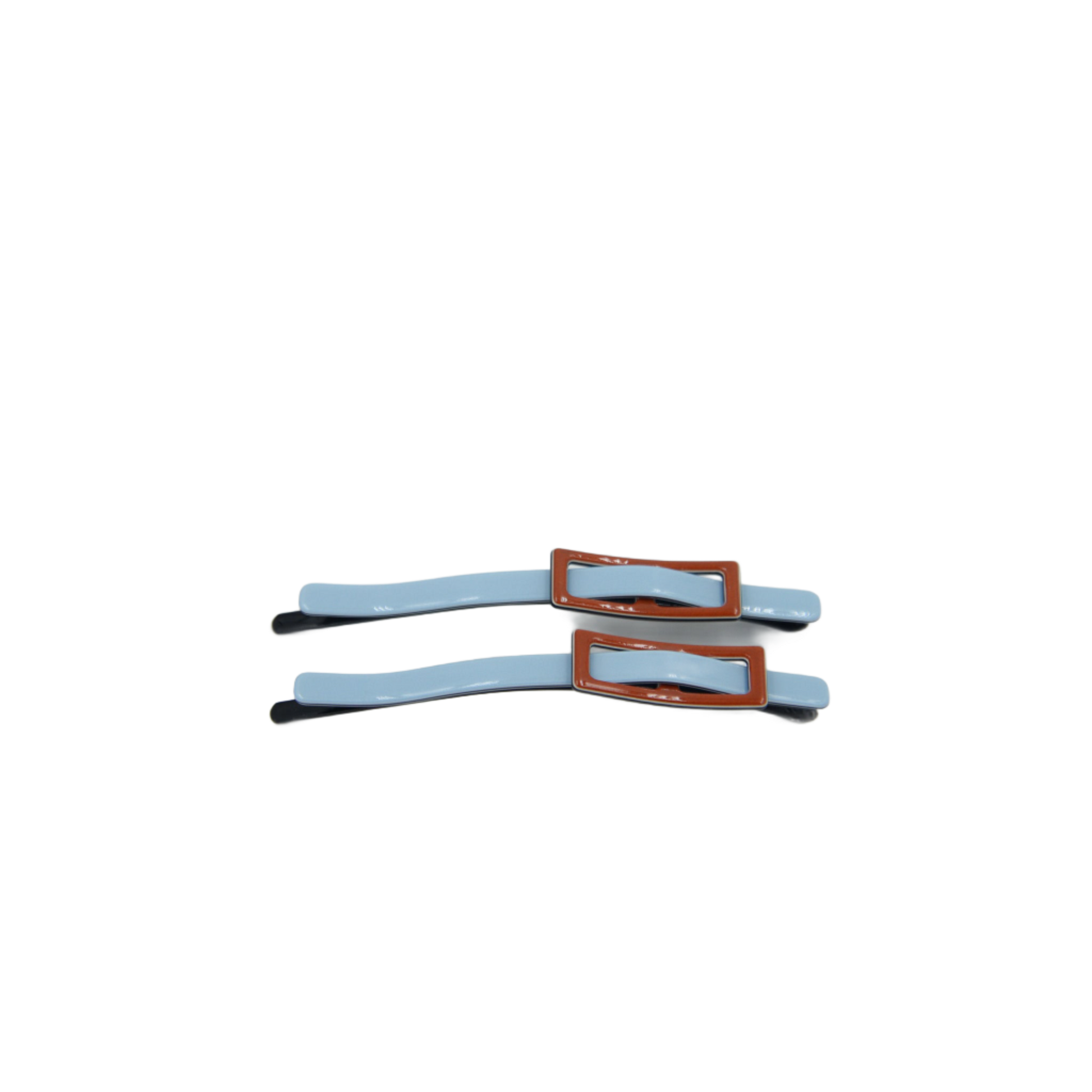 Nina Acetate Slides Blue and Rust