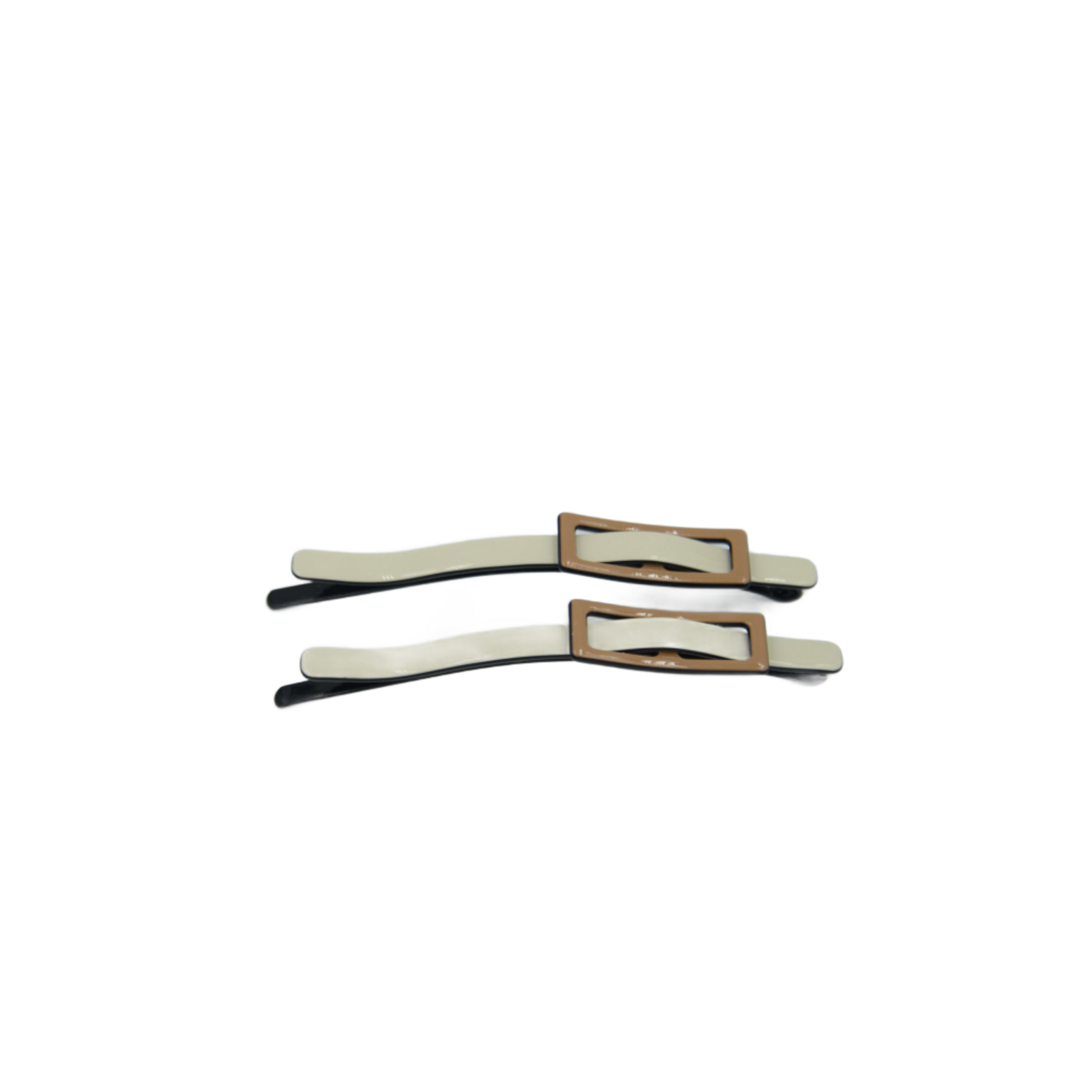 Nina Acetate Slides Cream and Tan