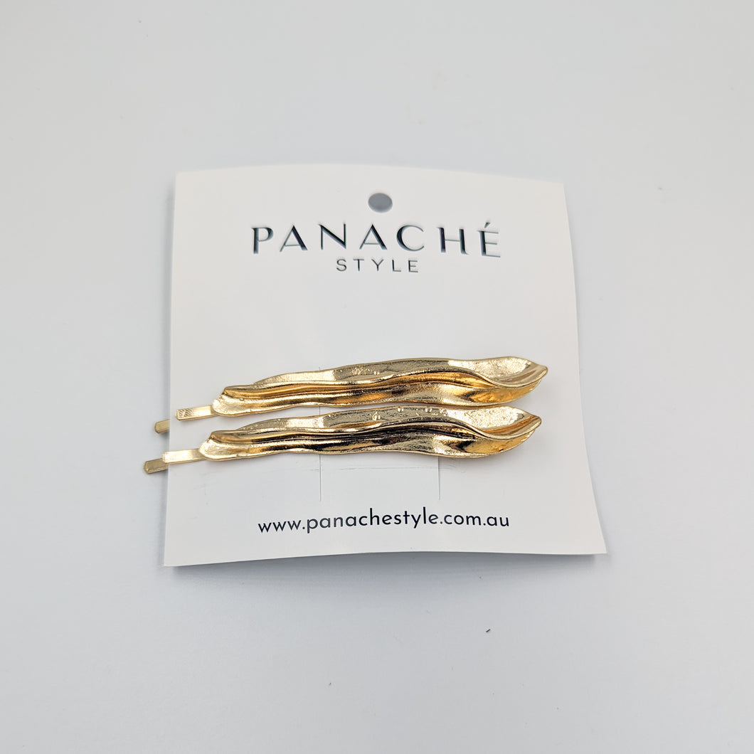 Gold leaf slide clips