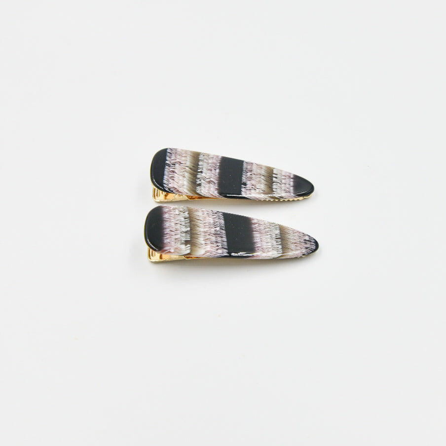 Penny Stripe Alligator Clips