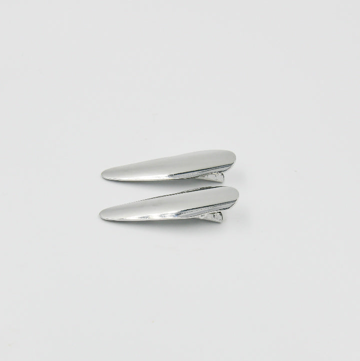 Silver triangle clips