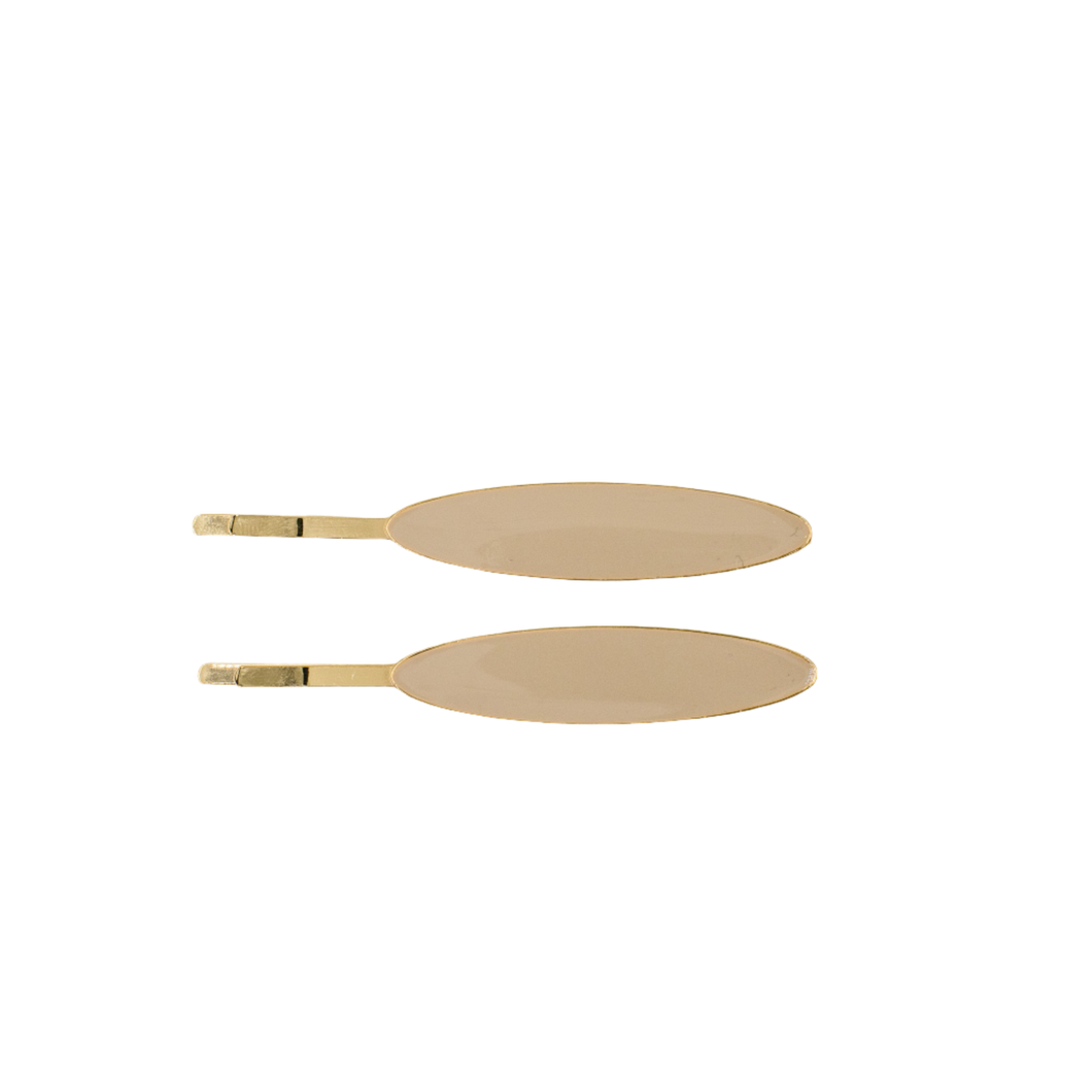 Amelia Oval Slide Beige