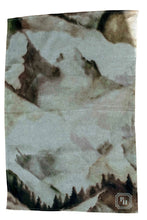 Load image into Gallery viewer, Misty Mountains Linen Tea Towel
