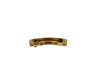 Load image into Gallery viewer, Gold Rectangle Barrette Clip
