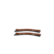 Sasha Slides Brown Acetate
