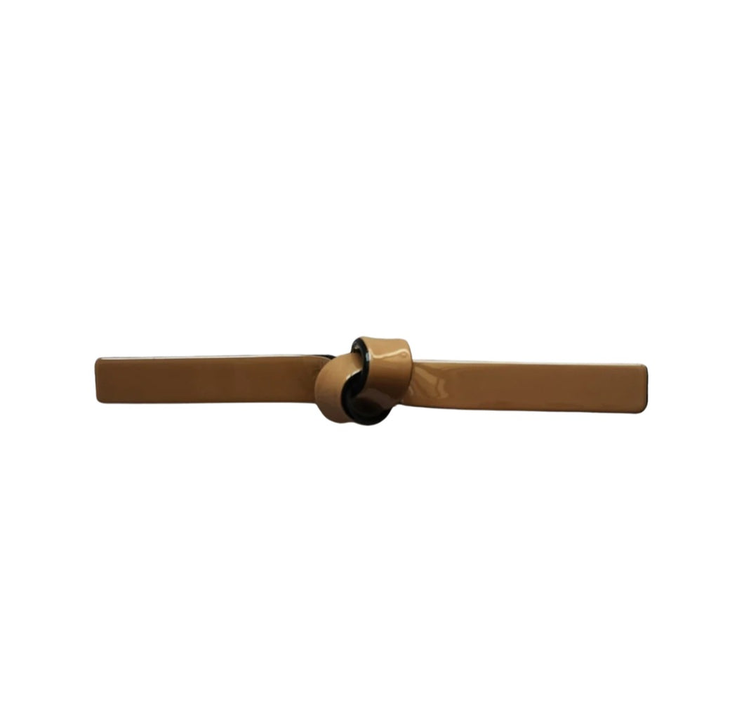 Susie Knot Clip Tan