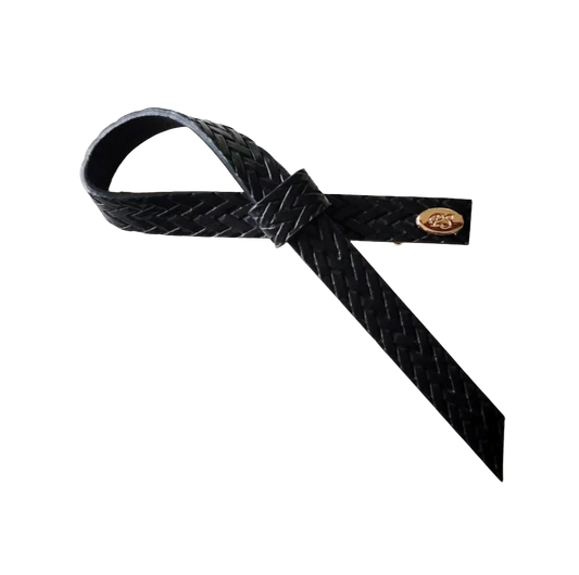 Ava Single Loop Bow Black