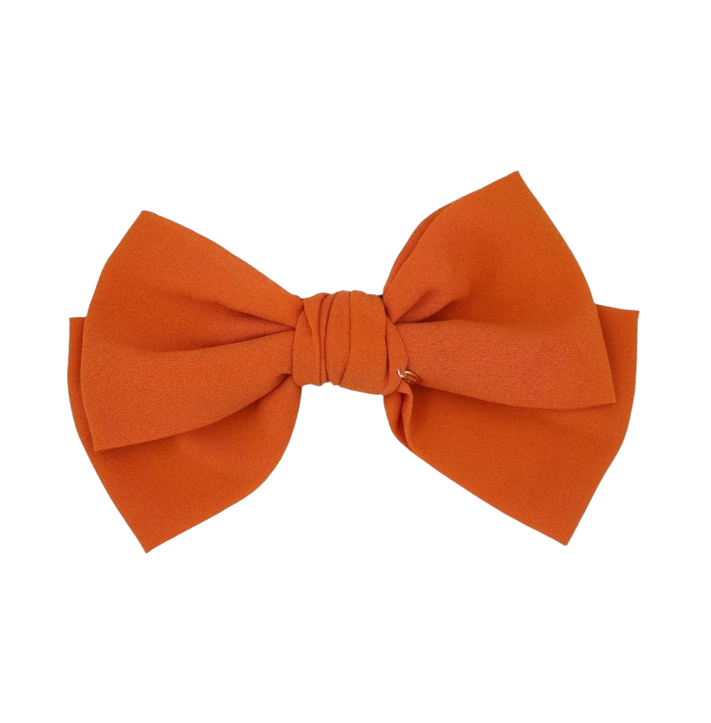 Chanel Chiffon Bow terracotta