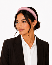 Load image into Gallery viewer, Dusty Pink Padded Satin Headband
