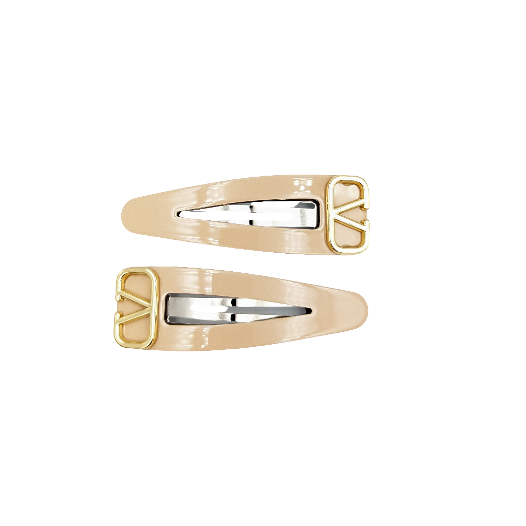 Valerie Snap Clips Beige