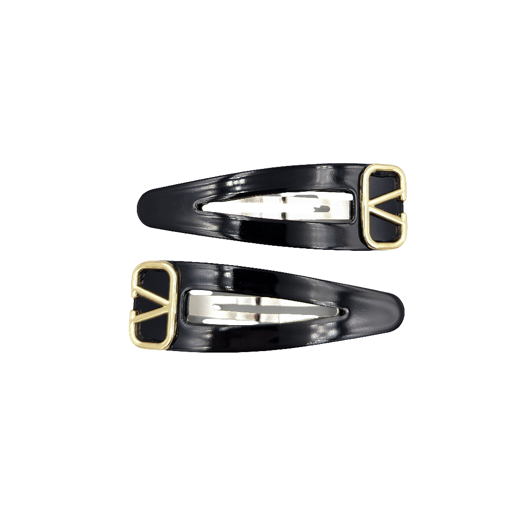 Valerie Snap Clips Black
