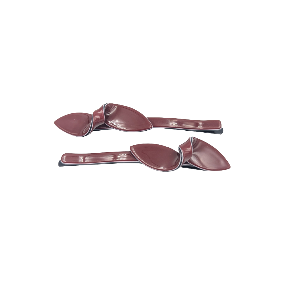 Olivia Clips Burgundy