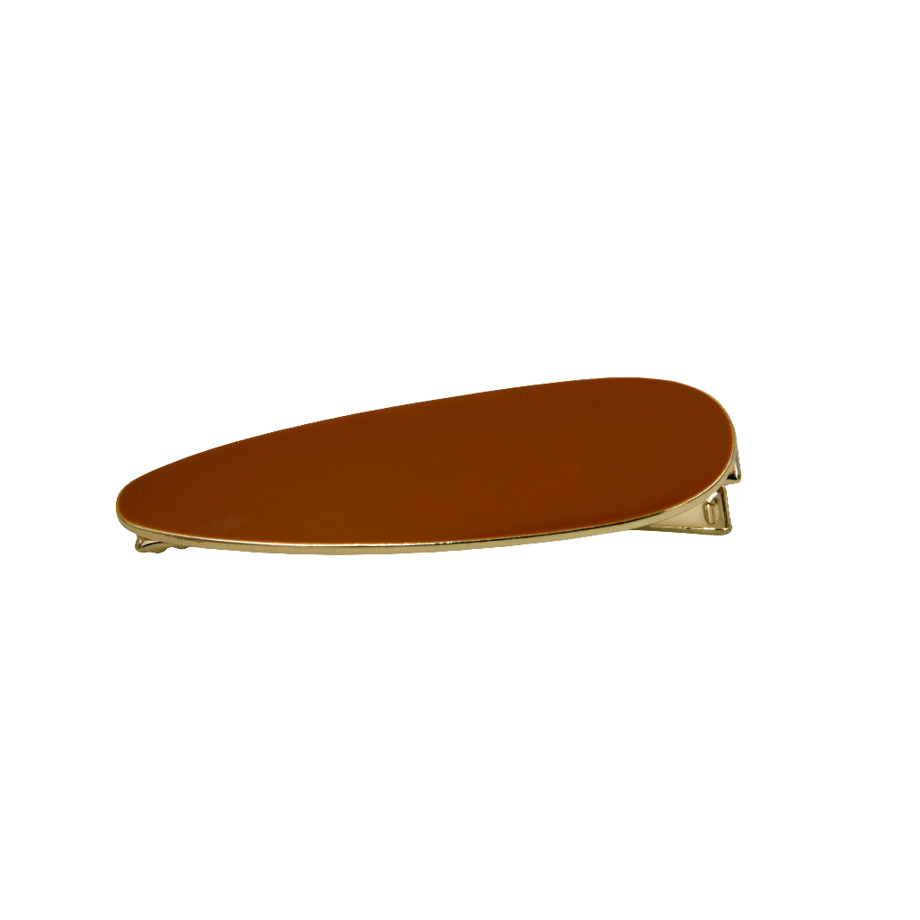 Brenda Alligator Clip Tan