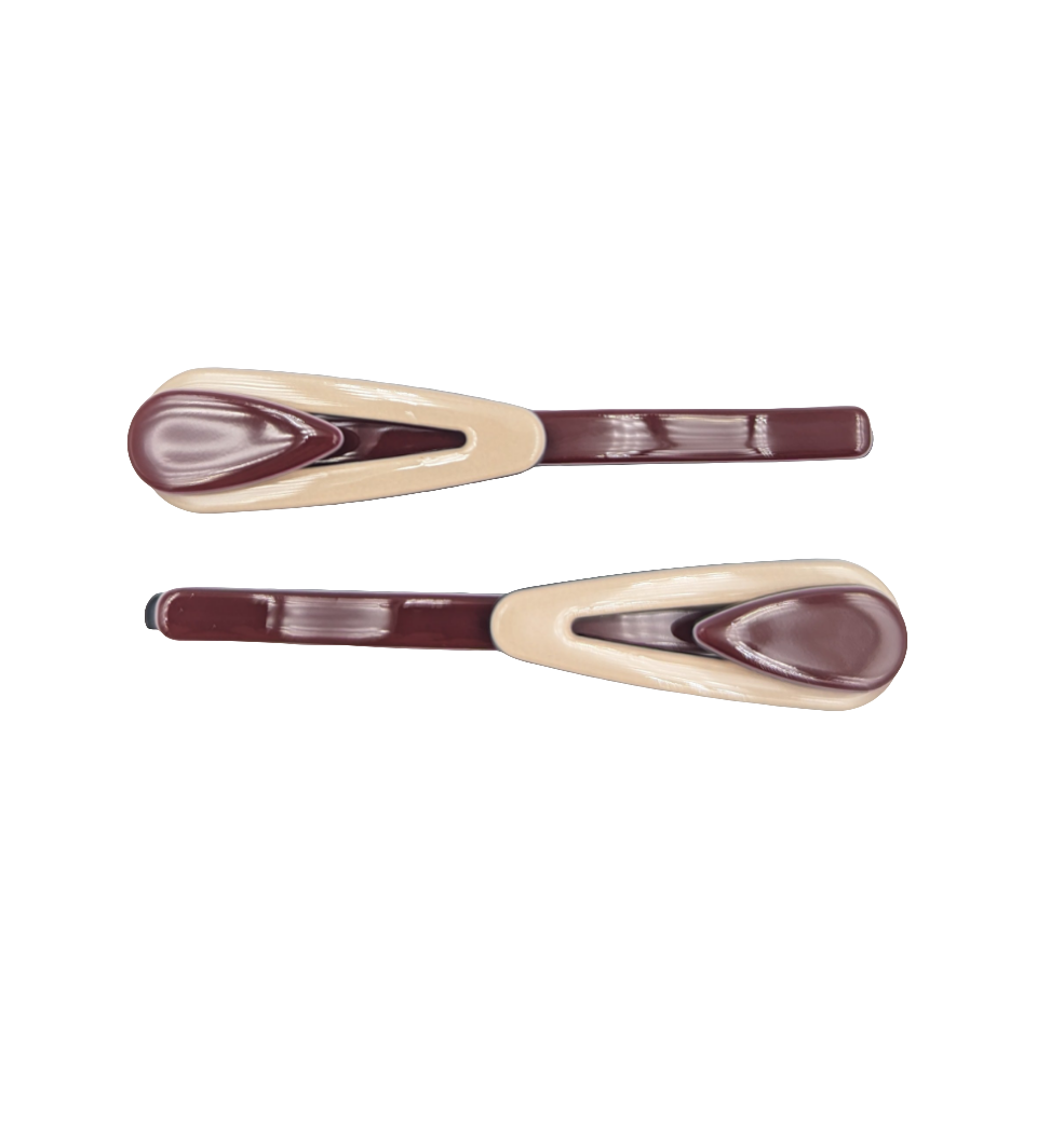Poppy Slides Burgundy + Cream